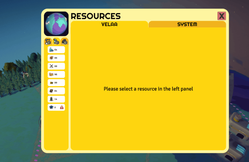 Hover Functionality for Resources Graph