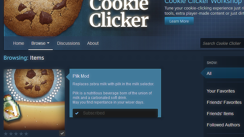 Cookie Clicker Cheats and Trainer for Steam - Trainers - WeMod Community