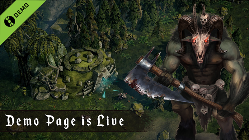 The Crown of Greed Demo Steam page is now LIVE ✅