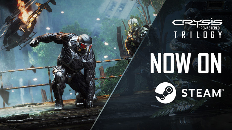 Crysis Remastered Trilogy Is Out On Steam