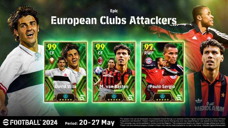 EFootball Epic European Clubs Attackers Steam News EFootball Epic European Clubs Attackers Steam News
