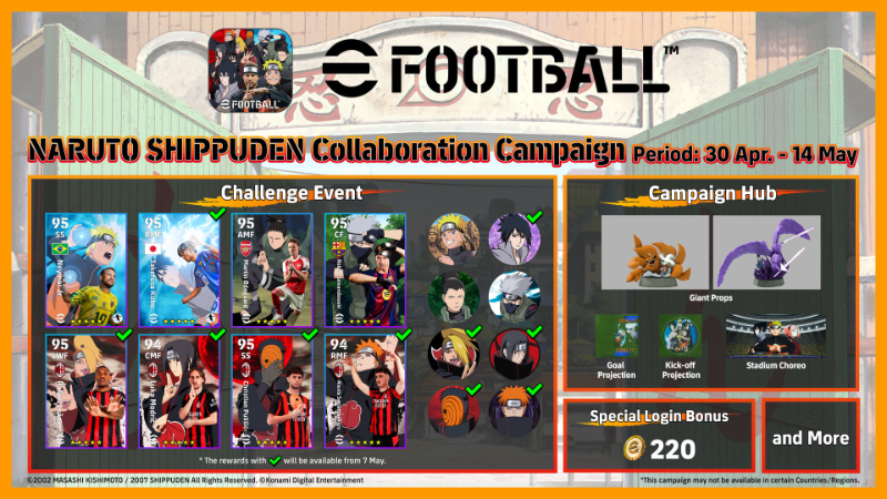 NARUTO SHIPPUDEN Collaboration Campaign
