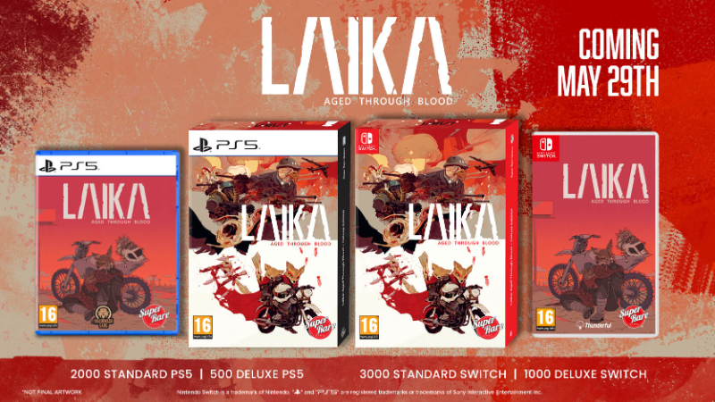 LAIKA: AGED THROUGH BLOOD PHYSICAL EDITION COMING SOON! 🔥🔥🔥