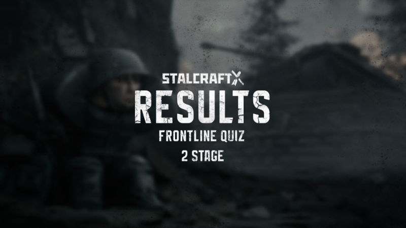 Results of Stage two: Frontline Quiz