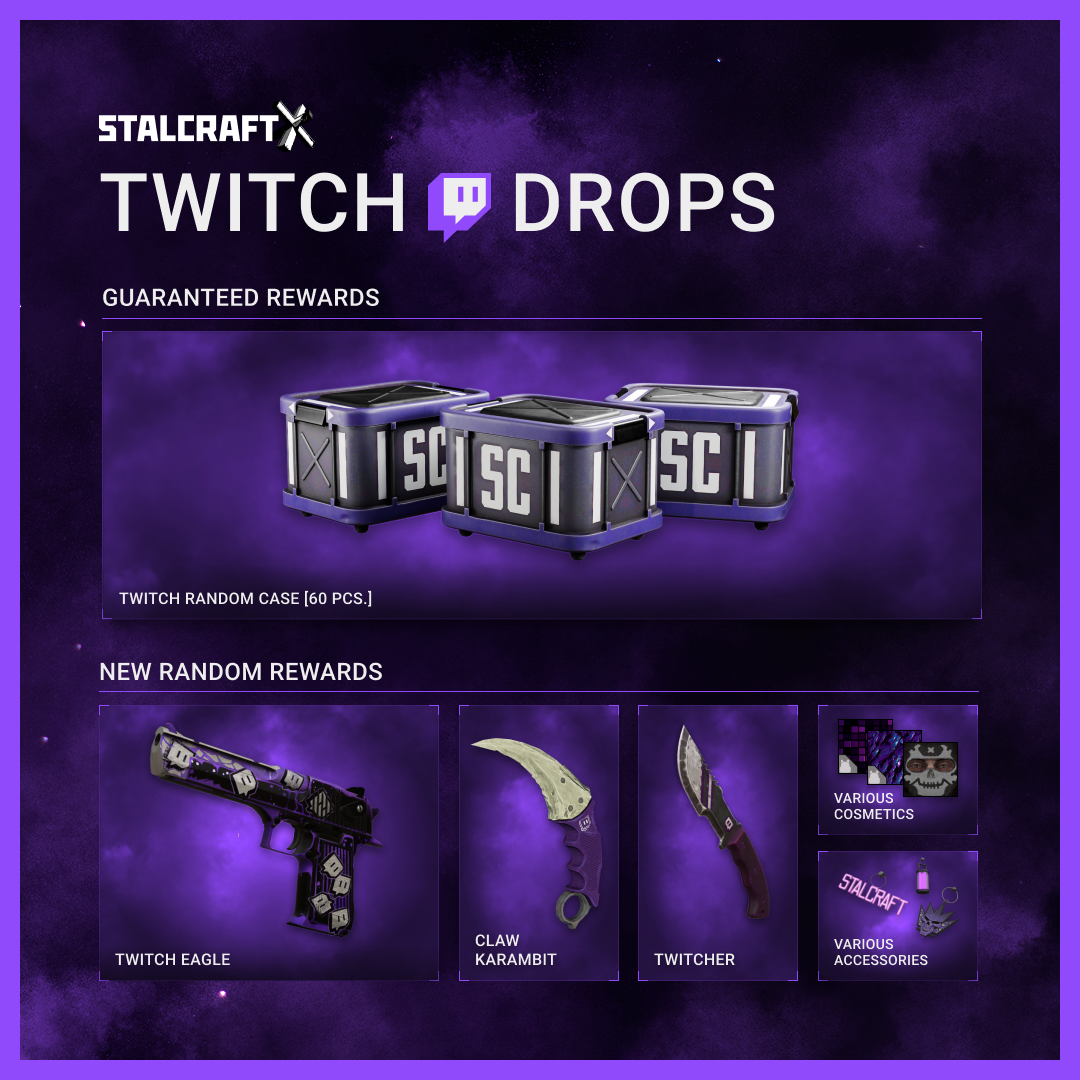 Twitch Drops rewards overview