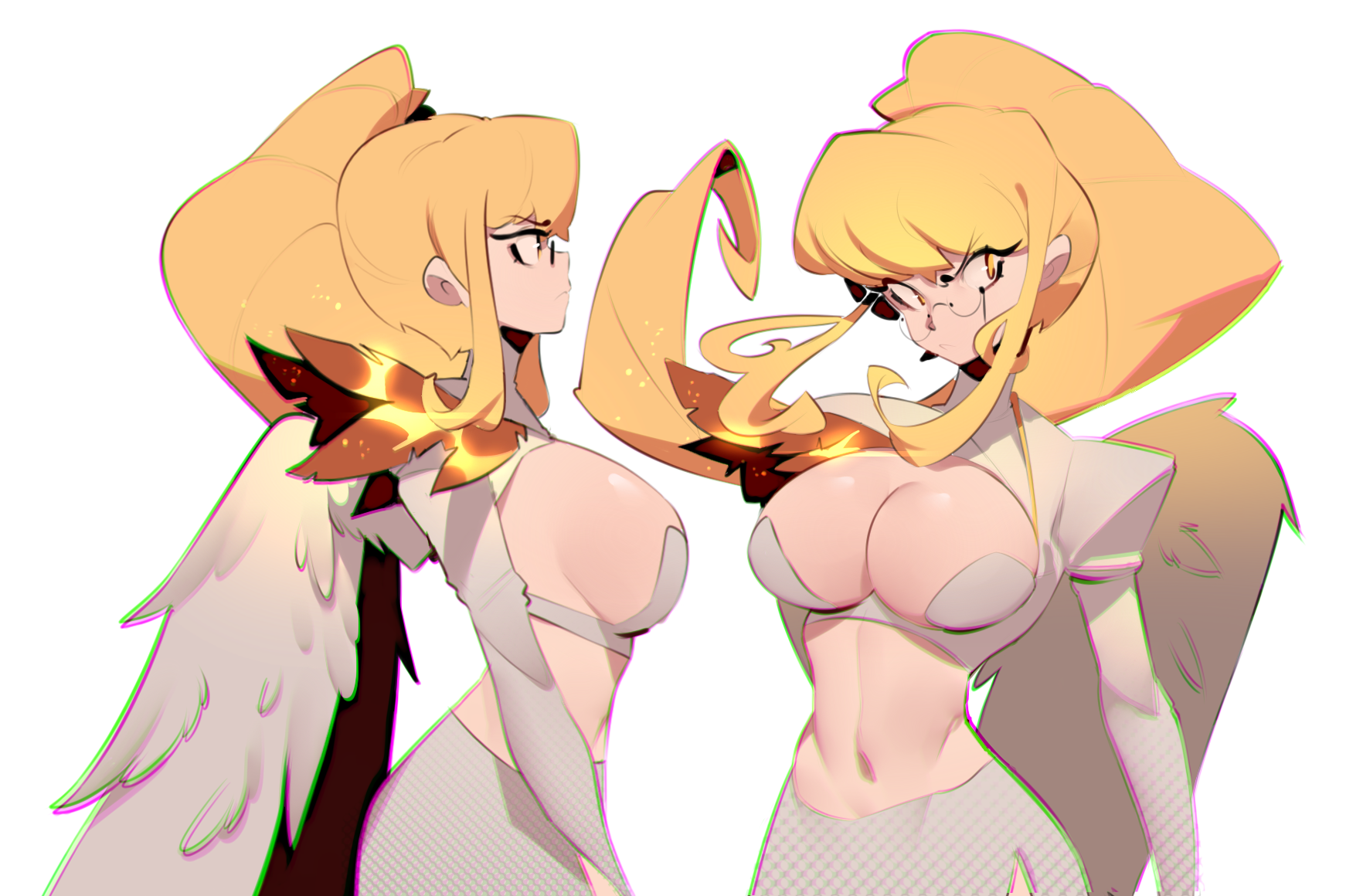 Anime characters in a lively scene