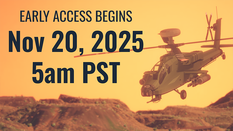 Early Access Release Date Announcement !