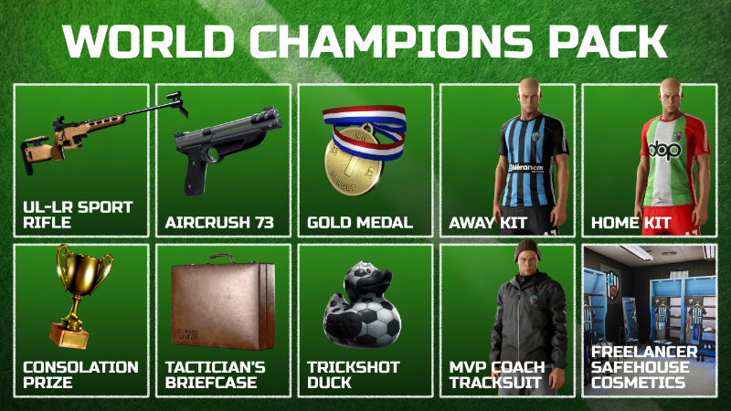 The World Champions Pack is here!