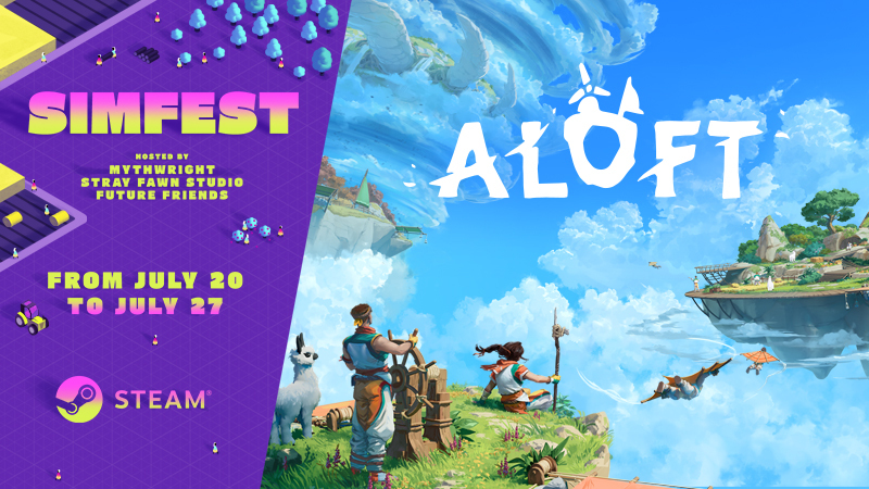 Aloft joins Steam’s SimFest - Workers and Resources! 👨‍🌾