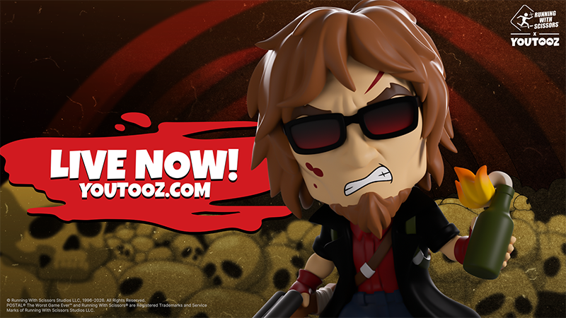 Classic POSTAL Dude Youtooz figurine is now available for pre-order!