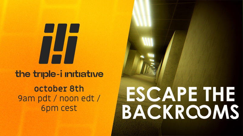 Escape the Backrooms will be at The Triple-i Initiative on October 8th!