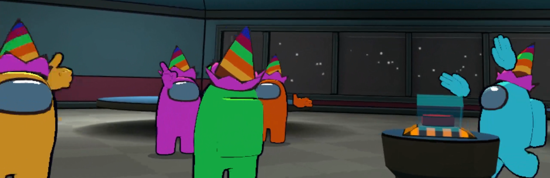 🥳 A VR-y Happy 5th Birthday Among Us, Celebration!