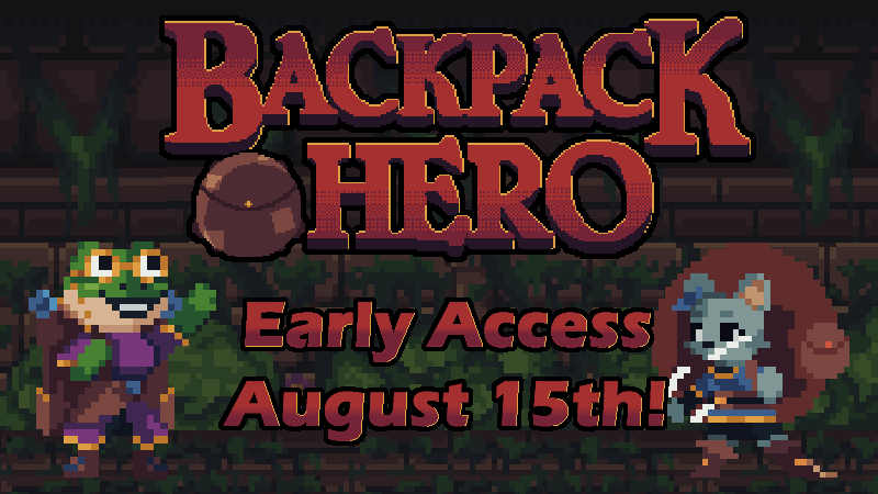 Backpack Hero - Early Access begins August 15th! - Steam News