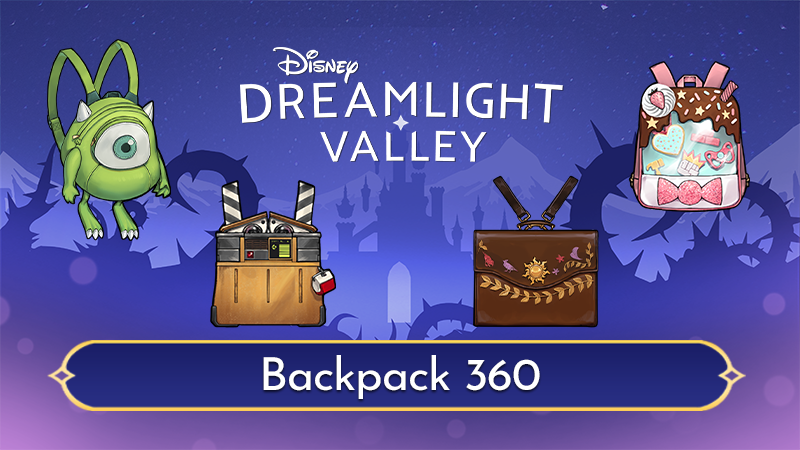 My Reversible Monster's Inc Backpack : r/DreamlightValley