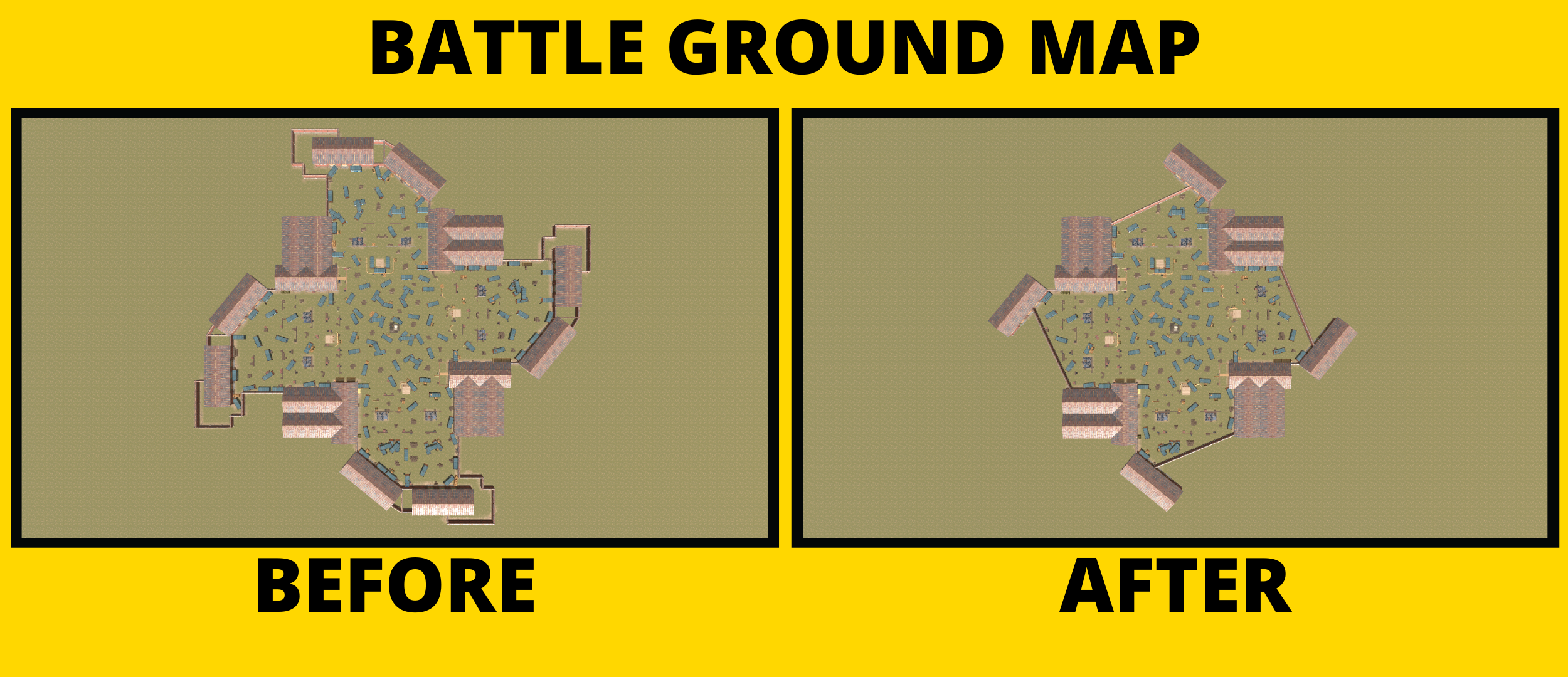 Battleground Map Rivals Also, we made small adjustments on other maps.