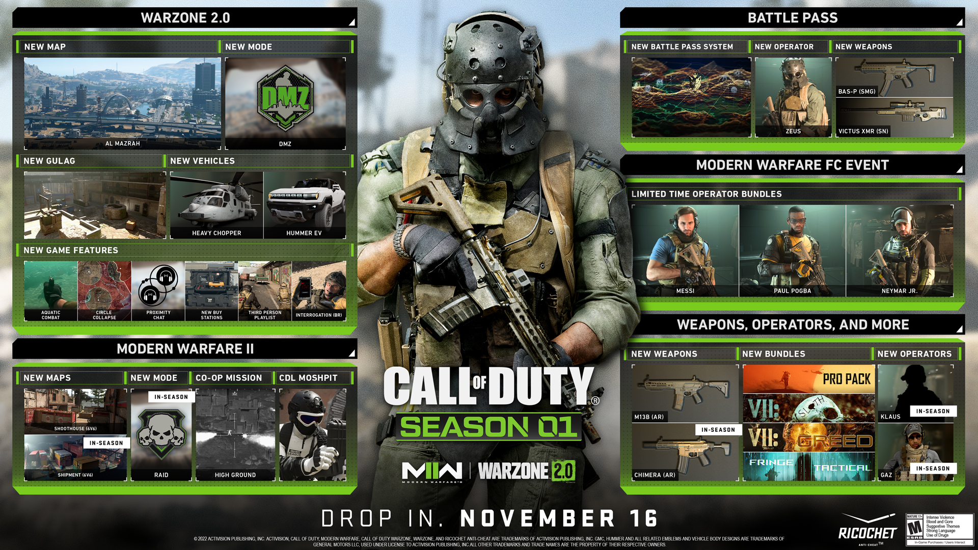 Warzone Mobile News on X: Plenty of exciting news for Call of Duty®:  Warzone™ Mobile in November. Stay tuned.  / X