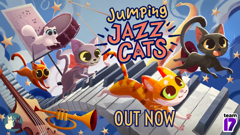 Jumping Jazz Cats is OUT NOW on Steam! 🐈🥳