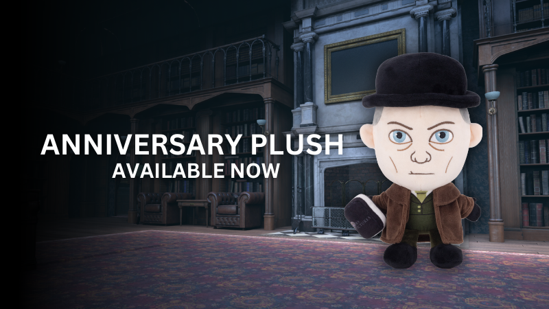The Curator Plushie, from The Dark Pictures Anthology Available Now!