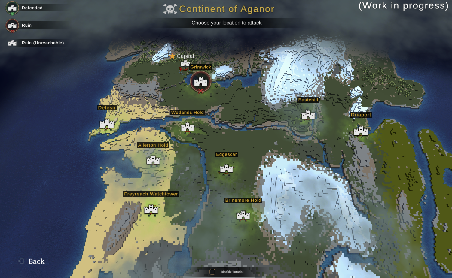 Martin then created the first version of the world using these designs ...