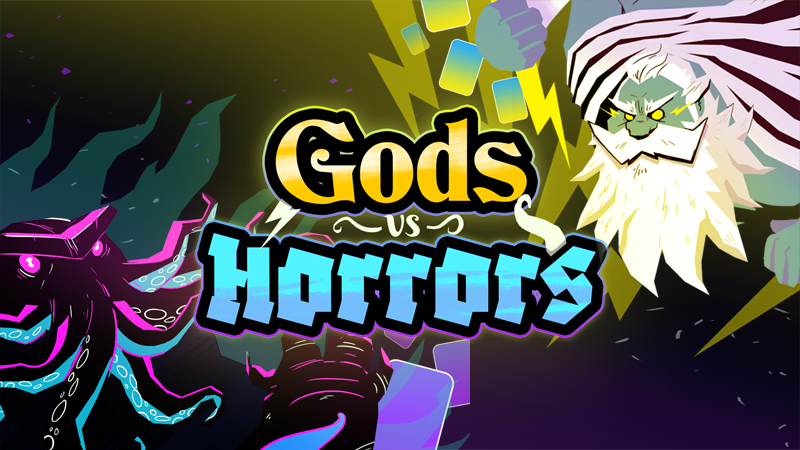 Announcing Gods vs Horrors - a roguelike card auto-battler!