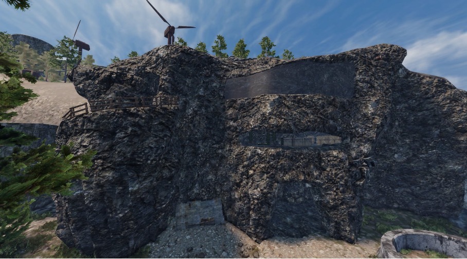 Sunkenland's Military Port location