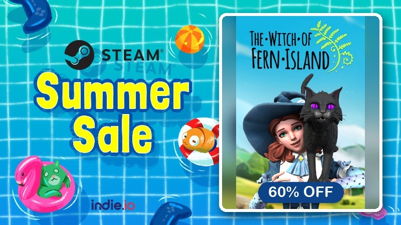 The Witch of Fern Island: Cozy Witchy Life Sim, 60% Off