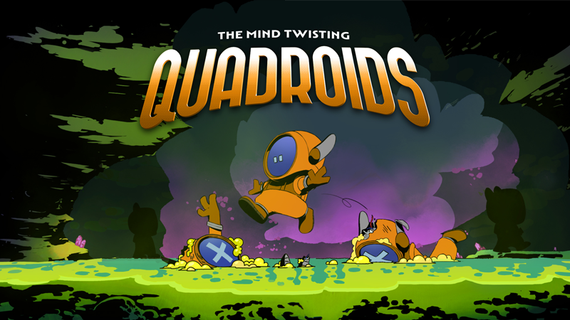 Our new puzzle-game is available today ! Quadroids !