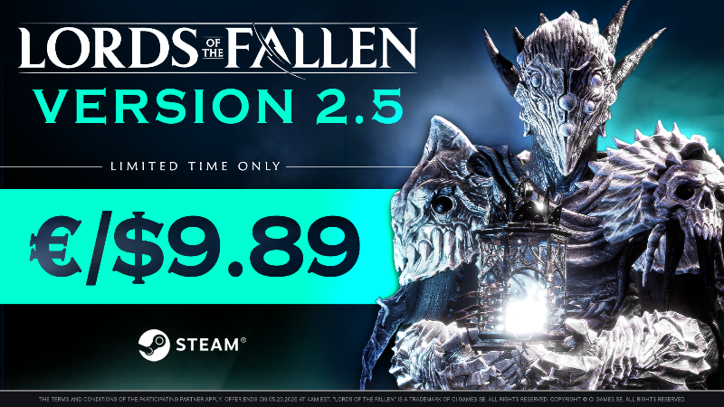 Lords of the Fallen Joins the Steam Summer Sale at 67% OFF