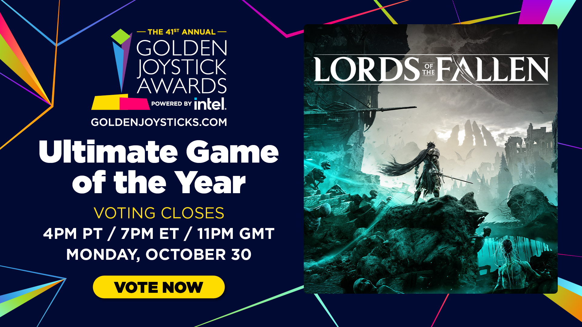 Golden Joystick Awards 2023 — vote now for Ultimate Game of the Year