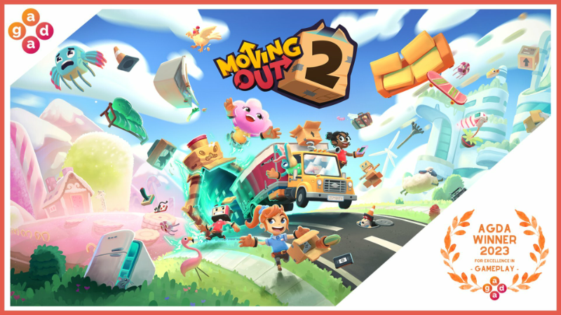 Moving Out 2 wins The #AGDAs23 award for Excellence in Gameplay!