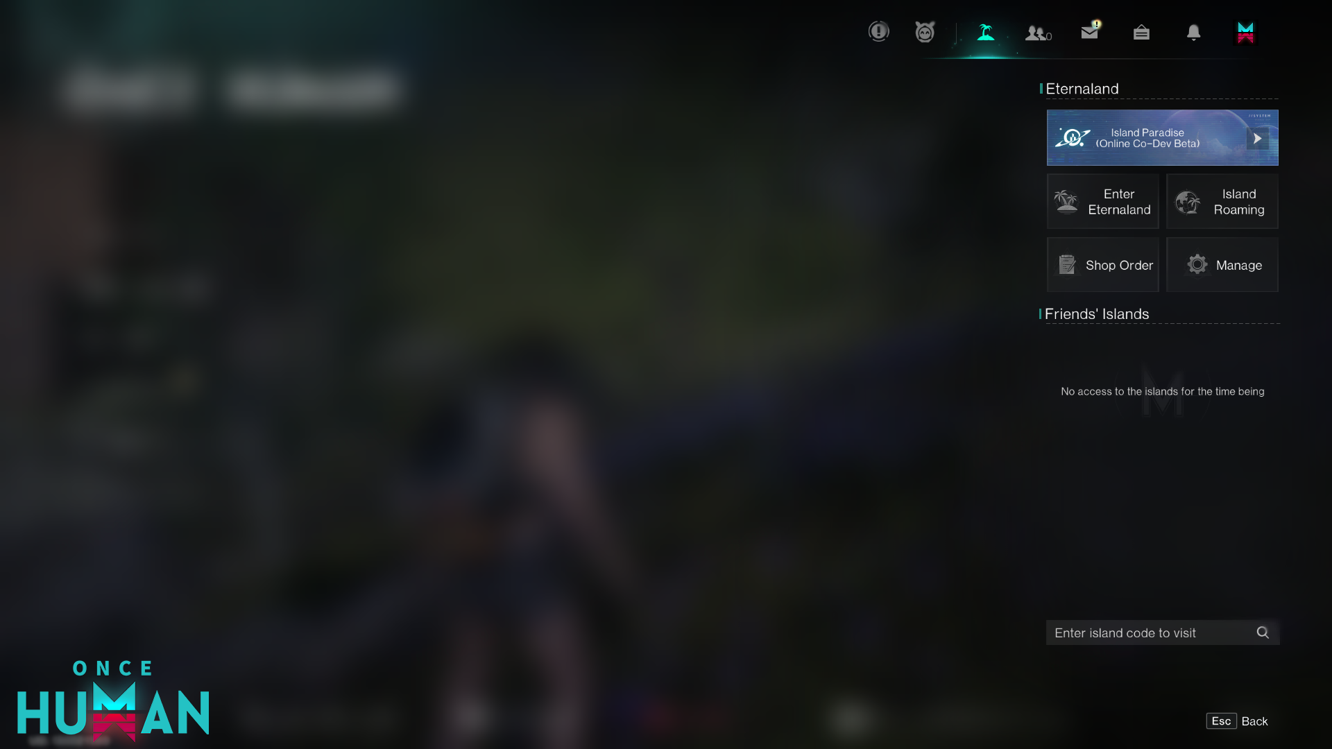 Island Paradise main interface screenshot