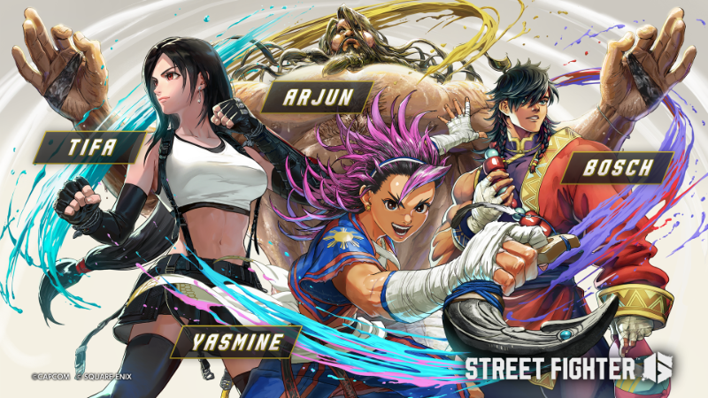 Tifa Joins the Year 4 Roster of Street Fighter 6 with Yasmine, Arjun, and Bosch!
