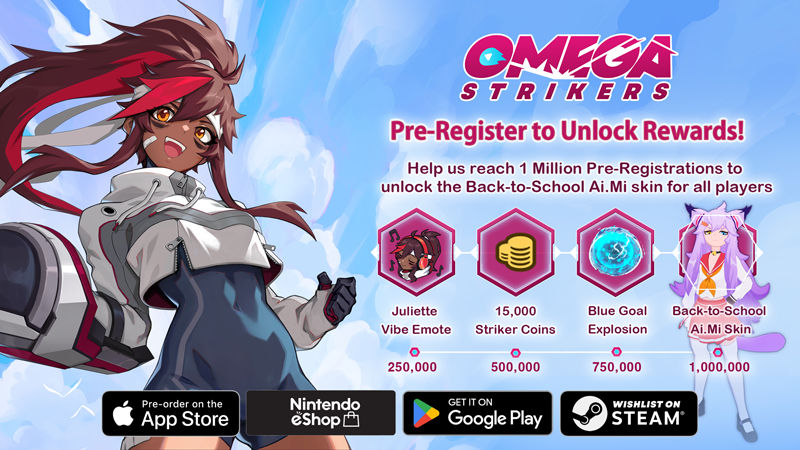 Omega Strikers Announcing Pre Reg Launch Rewards for Omega