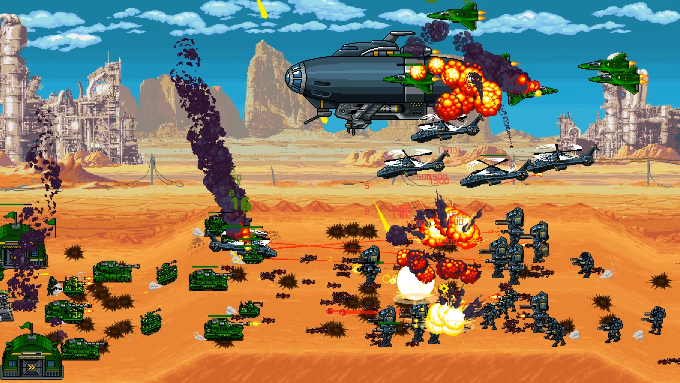 New demo version with laser weapons is available!
