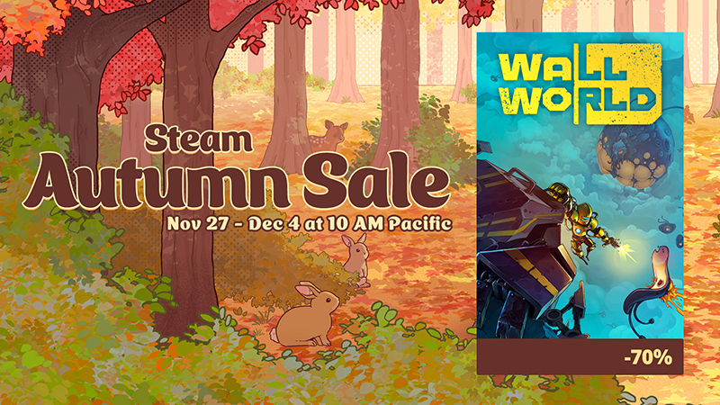 Wall World on Steam Autumn Sale 2024 & New Bundle with Pepper Grinder