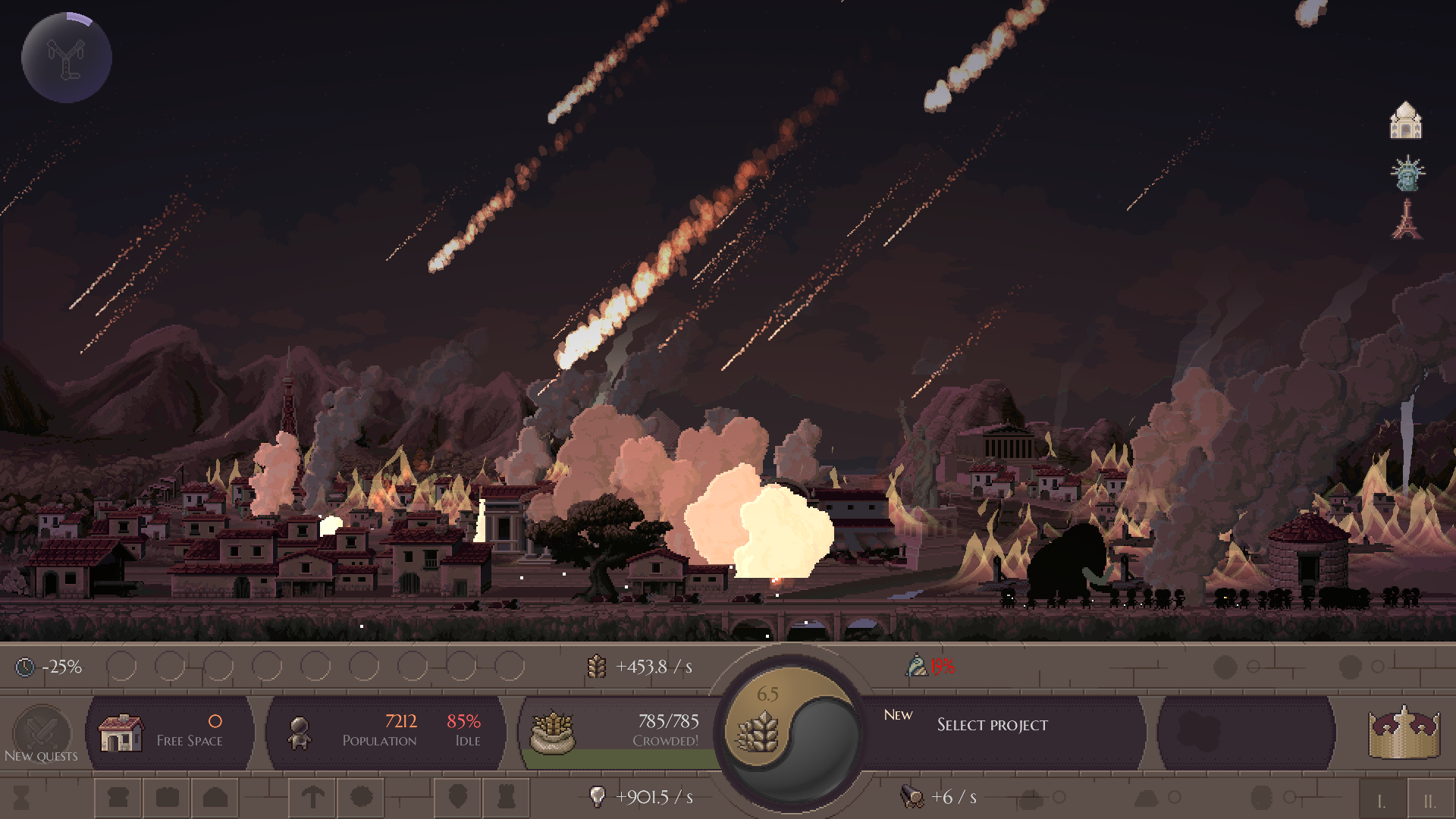 One of the old teaser screenshots of the game. Turned out we're not ...