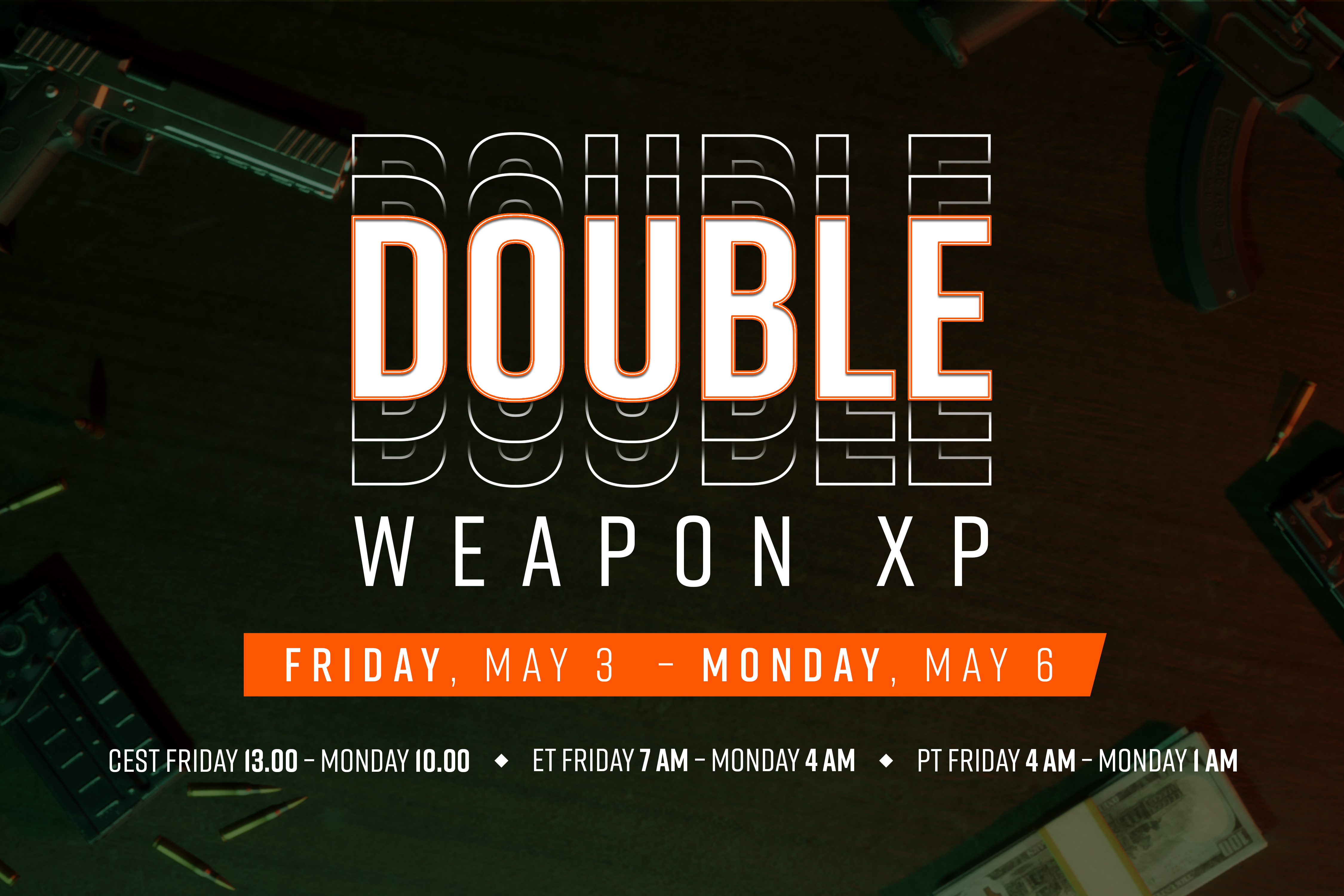 PAYDAY Community Day & Double Weapon XP Weekend | pd3.gg
