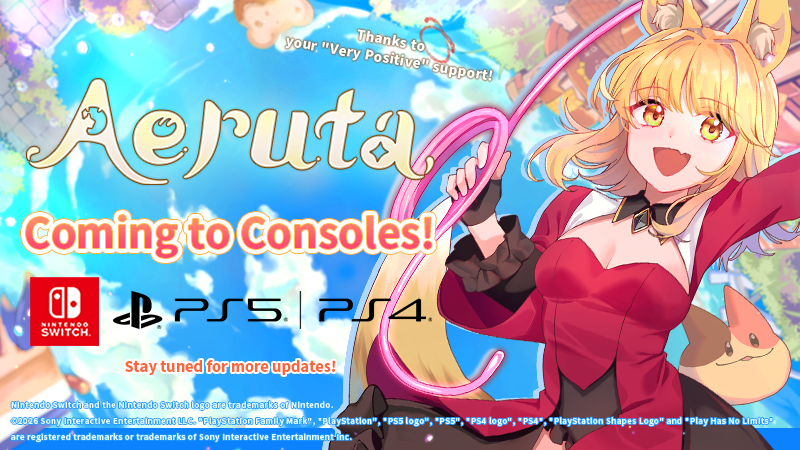 "Aeruta" is officially coming to consoles!