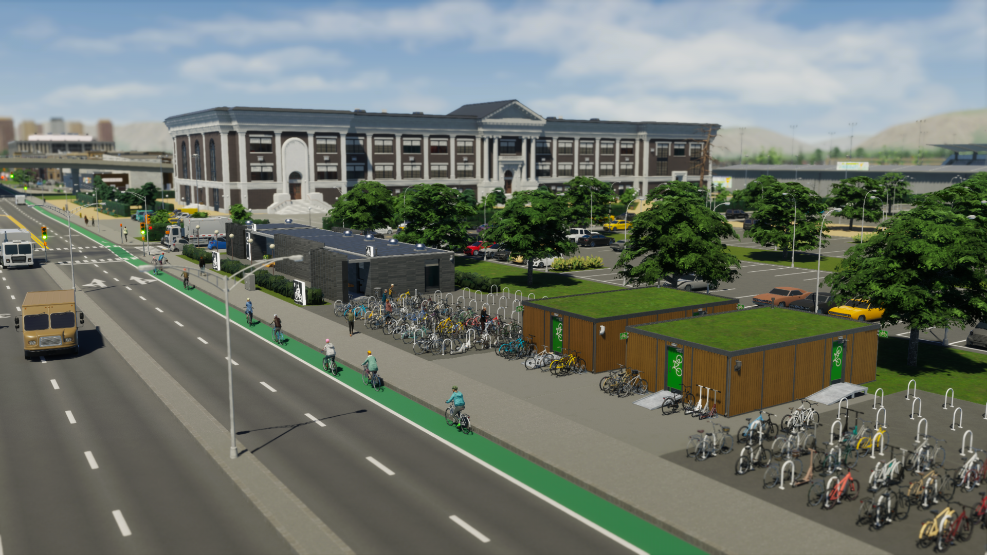 Подземный велохолл