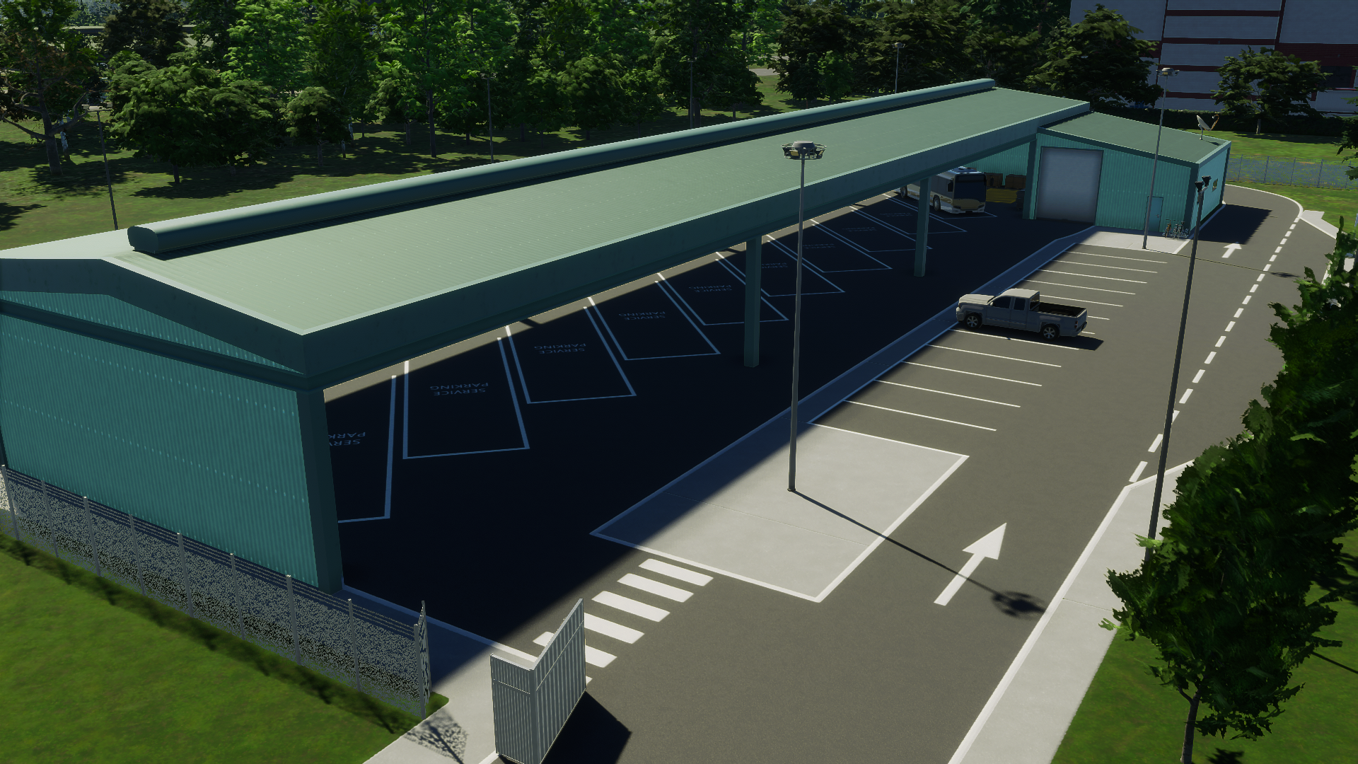 Компактное автобусное депо