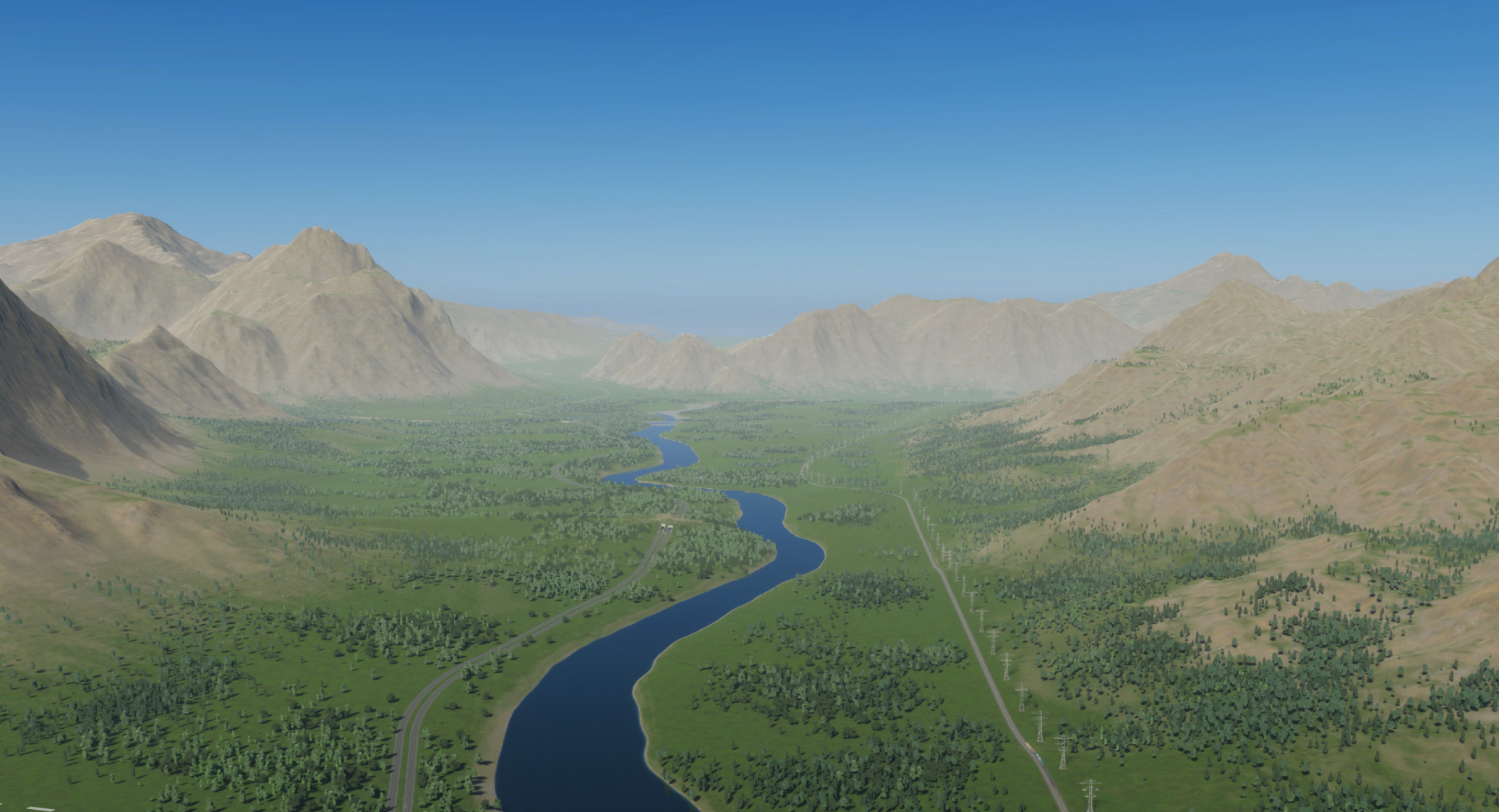 Горная деревня до обновления