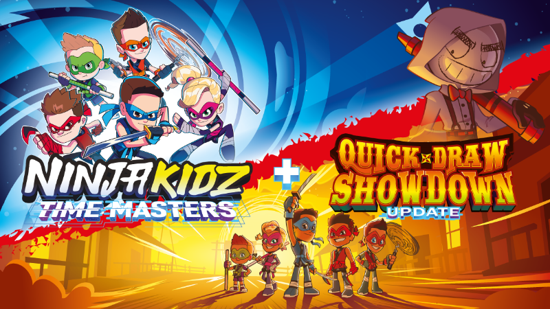 Ninja Kidz Time Masters – Quick Draw ShowDown Update is here