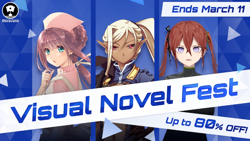 Steam Visual Novel Fest | 50+ Shiravune Games ON SALE!