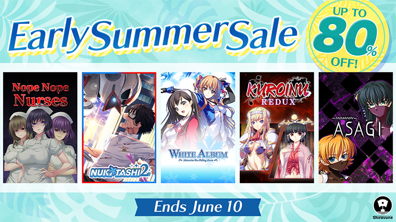 Early Summer Sale | Shiravune Games are at Huge Discounts!