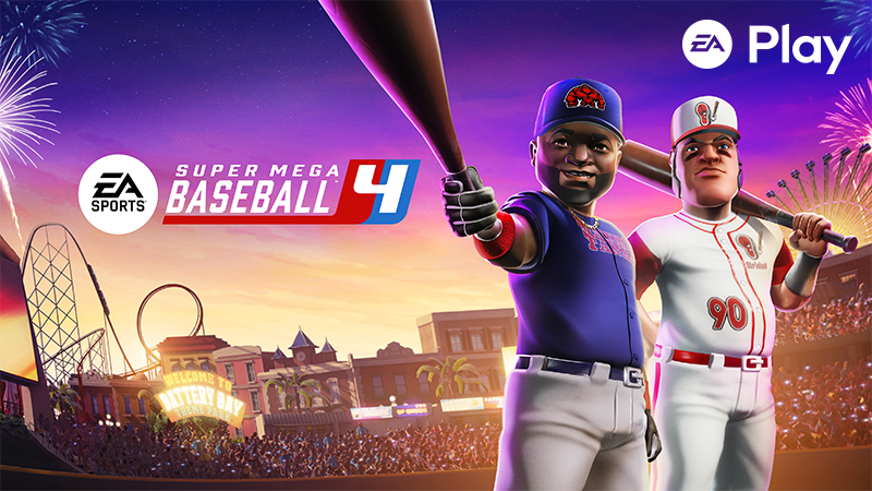 Try Super Mega Baseball™ 4 10 full hours with EA Play*!