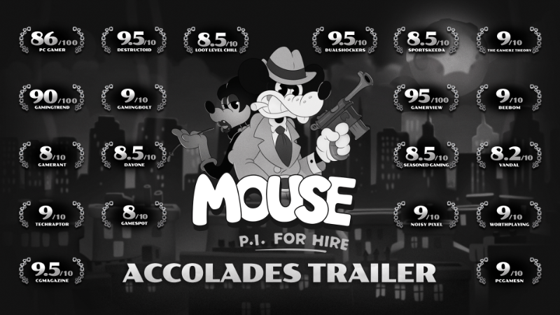 MOUSE: P.I. For Hire - Accolades Trailer