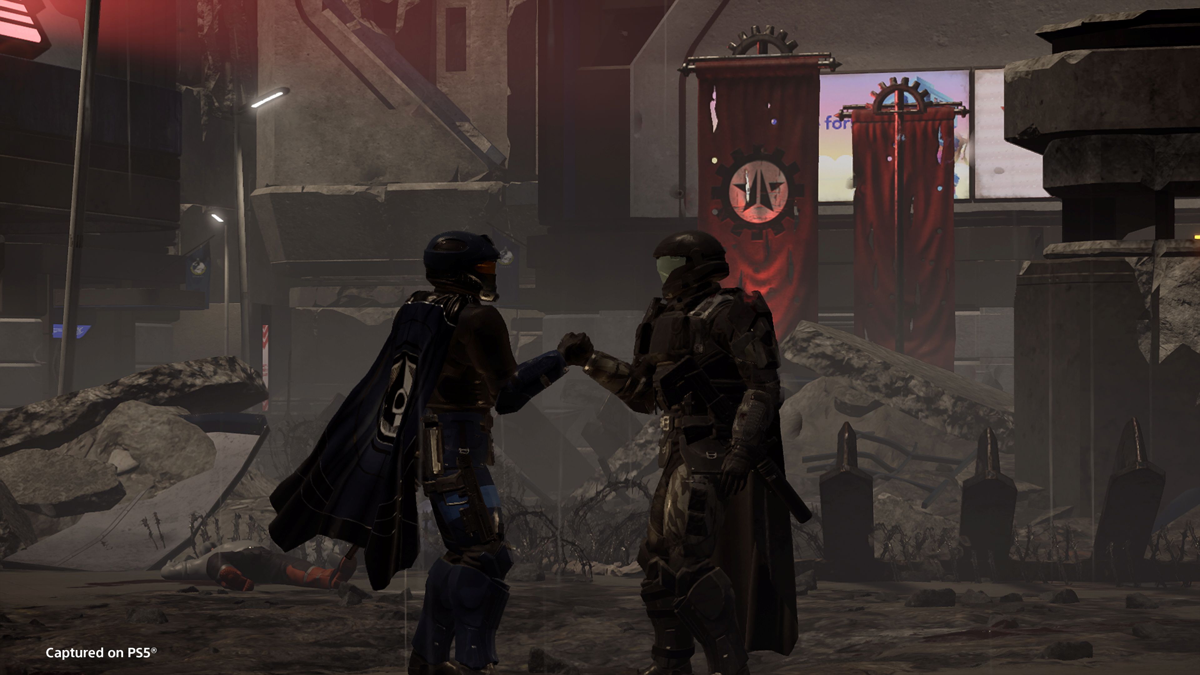 Image 3 from the official post “The long-awaited HELLDIVERS™ 2 x HALO: ODST Legendary Warbond arrives August 26”