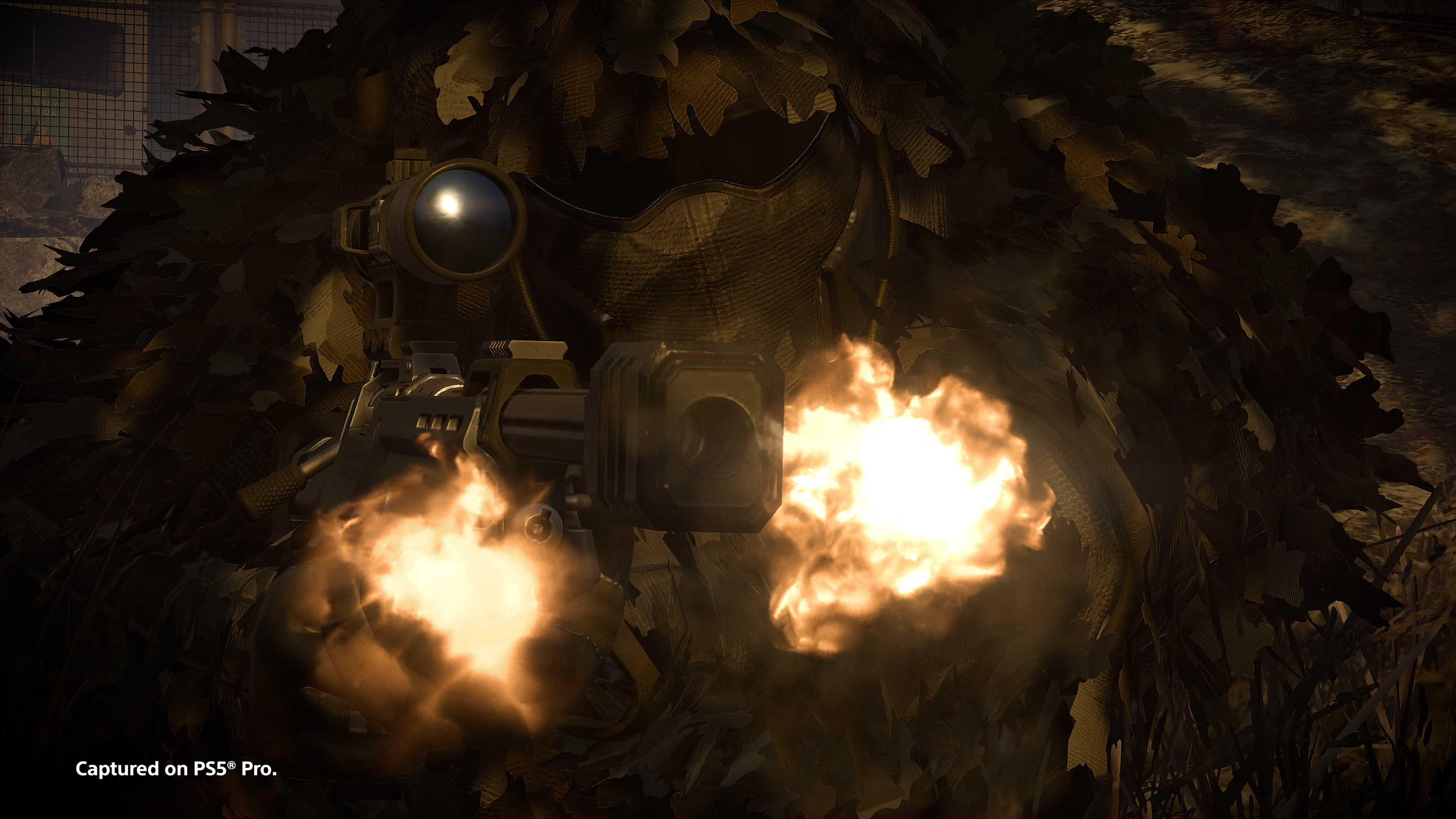 A Helldiver fires the new R-40 Sightliner bolt-action sniper rifle. Image: Arrowhead Game Studios.