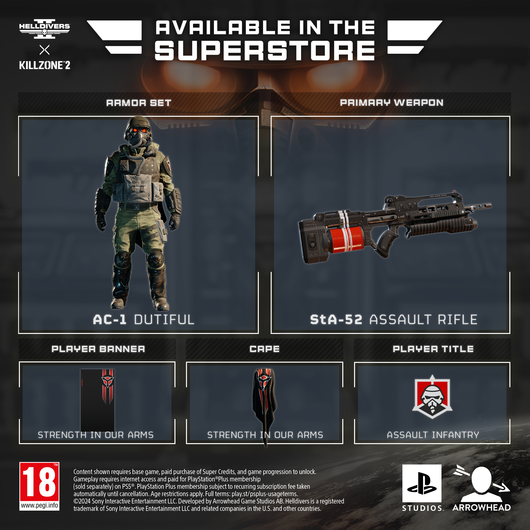 Image 1 from the official post “Helldivers 2 x Killzone”