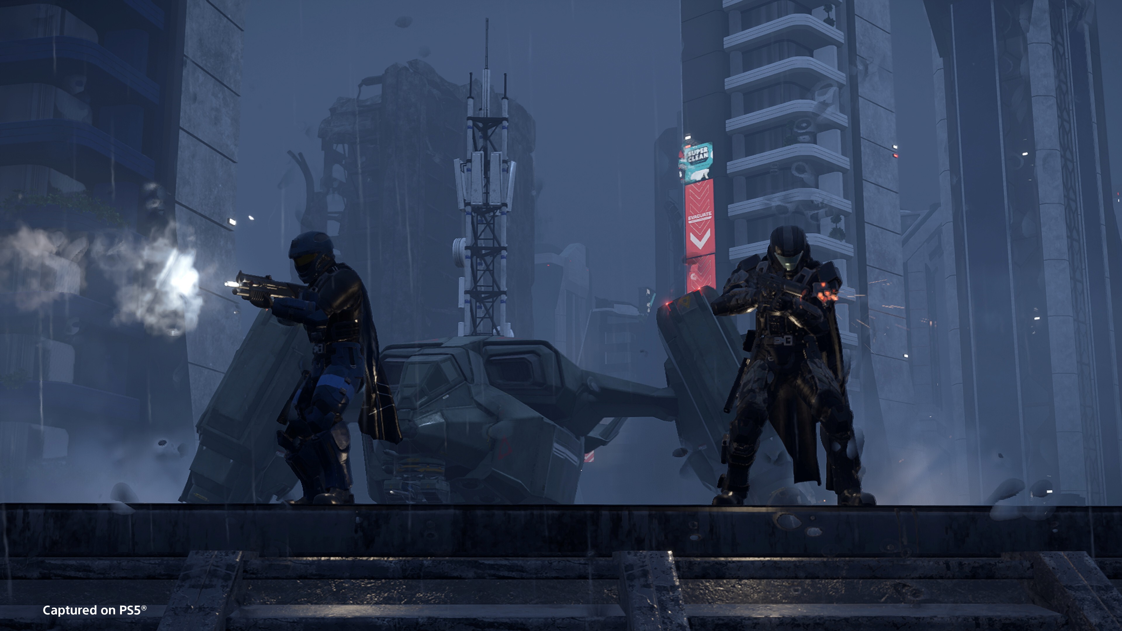 Image 2 from the official post “The long-awaited HELLDIVERS™ 2 x HALO: ODST Legendary Warbond arrives August 26”